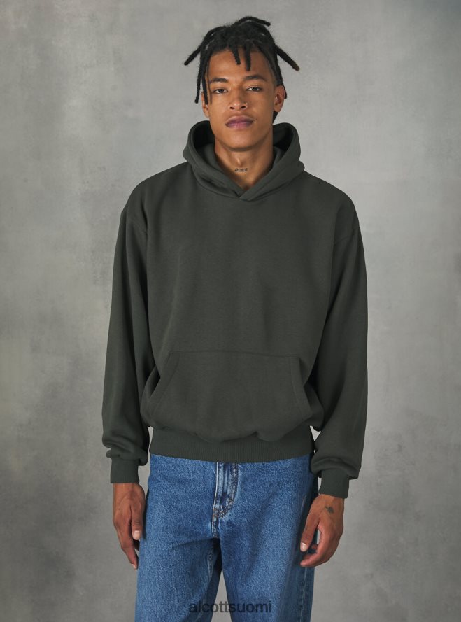 vaatetus fi Alcott miehet boxy fit hupullinen collegepaita sa2 hiekkaa medium HL28P01009