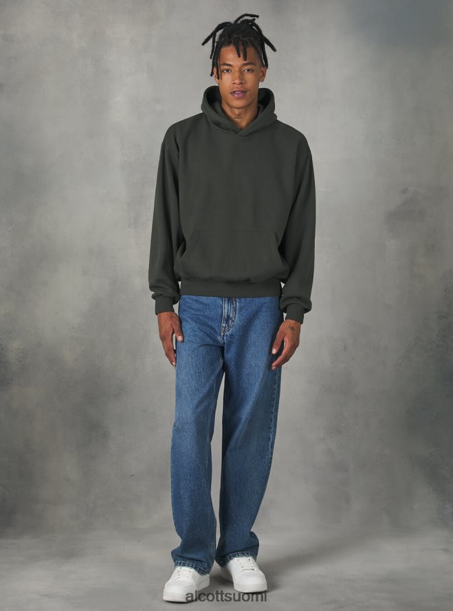 vaatetus fi Alcott miehet boxy fit hupullinen collegepaita sa2 hiekkaa medium HL28P01009