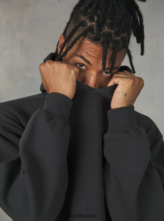 vaatetus fi Alcott miehet boxy fit hupullinen collegepaita sa2 hiekkaa medium HL28P0758