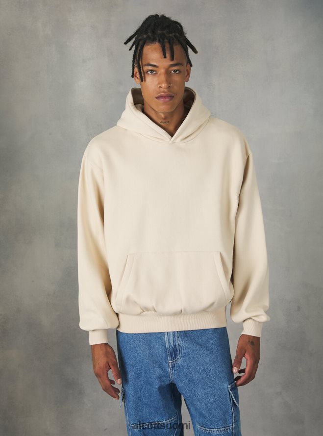 vaatetus fi Alcott miehet boxy fit hupullinen collegepaita sa2 hiekkaa medium HL28P0794