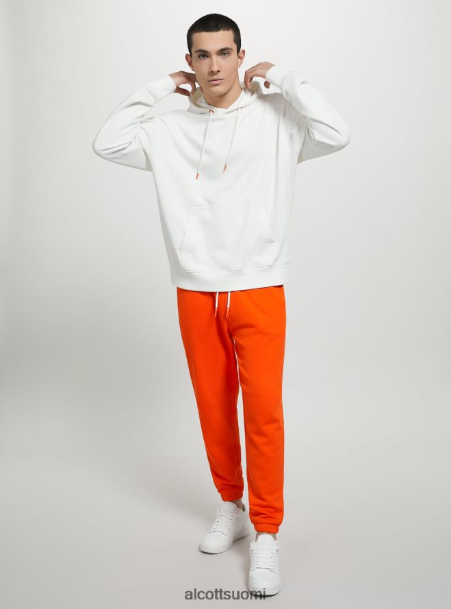 vaatetus fi Alcott miehet collegepaita, jossa huppu ja tasku wh1 luonnonvalkoinen HL28P0661