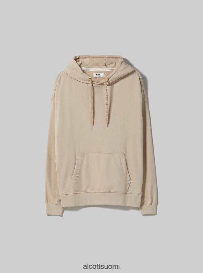 vaatetus fi Alcott miehet collegepaita, jossa huppu ja tasku wh1 luonnonvalkoinen HL28P0680