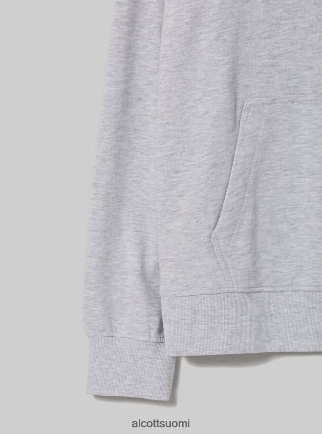 vaatetus fi Alcott miehet collegepaita, jossa huppu ja tasku wh1 luonnonvalkoinen HL28P0683