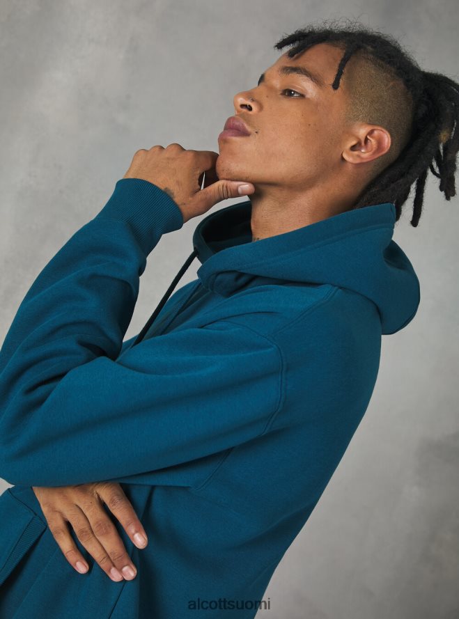 vaatetus fi Alcott miehet collegepaita, jossa huppu ja tasku wh2 valkoinen HL28P01137