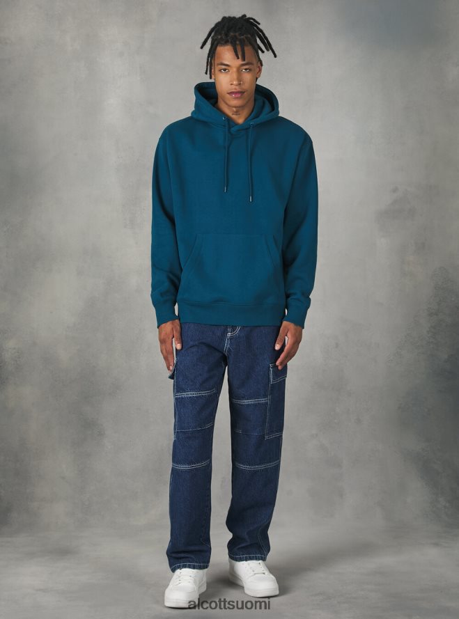 vaatetus fi Alcott miehet collegepaita, jossa huppu ja tasku wh2 valkoinen HL28P01137