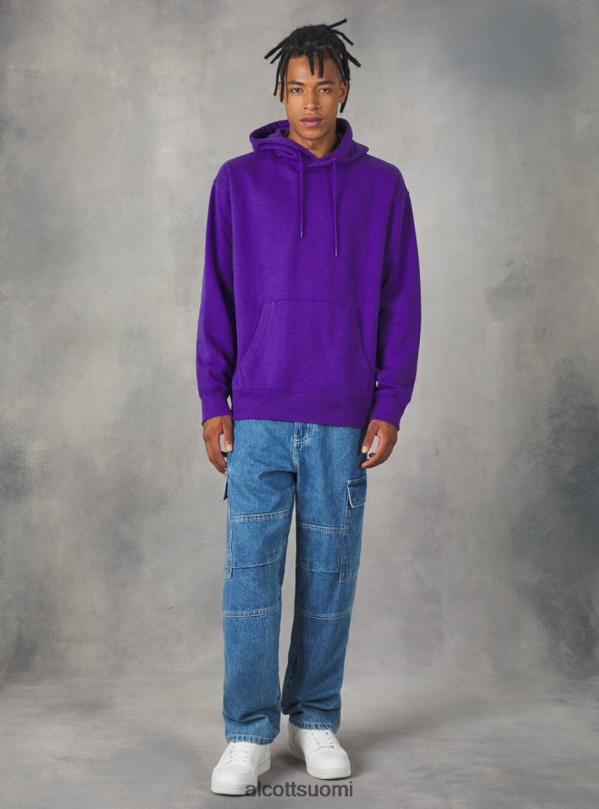 vaatetus fi Alcott miehet collegepaita, jossa huppu ja tasku wh2 valkoinen HL28P0710