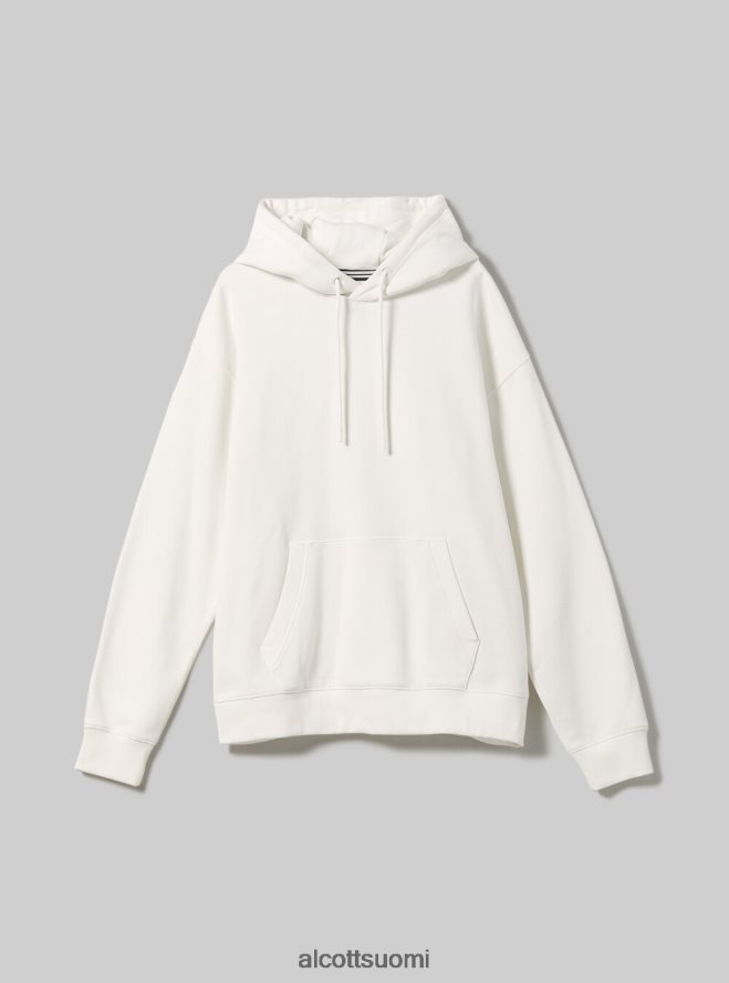 vaatetus fi Alcott miehet collegepaita, jossa huppu ja tasku wh2 valkoinen HL28P0814