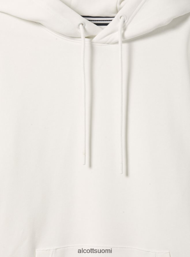 vaatetus fi Alcott miehet collegepaita, jossa huppu ja tasku wh2 valkoinen HL28P0814