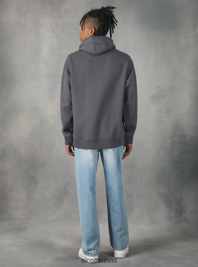 vaatetus fi Alcott miehet collegepaita, jossa huppu ja tasku wh2 valkoinen HL28P0829