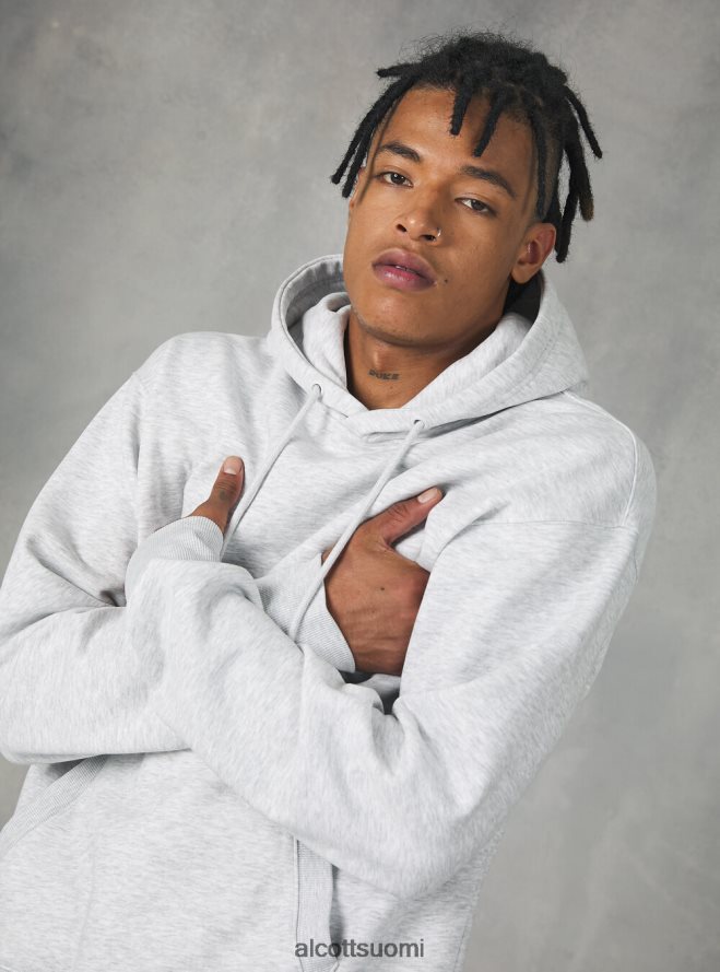 vaatetus fi Alcott miehet collegepaita, jossa huppu ja tasku wh2 valkoinen HL28P0944