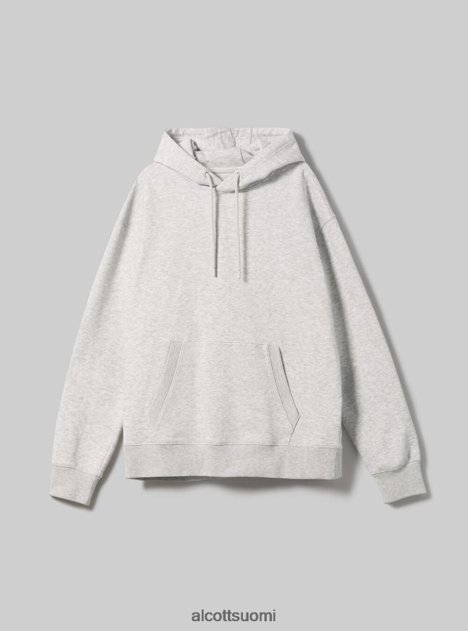 vaatetus fi Alcott miehet collegepaita, jossa huppu ja tasku wh2 valkoinen HL28P0944