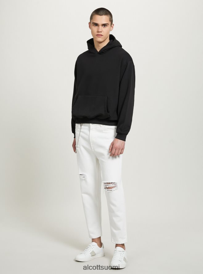 vaatetus fi Alcott miehet felpa boxy fit con cappuccio wh1 luonnonvalkoinen HL28P0637