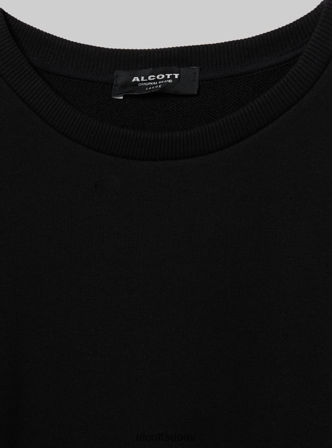 vaatetus fi Alcott miehet felpa gilet boxy fit bk1 musta HL28P0644