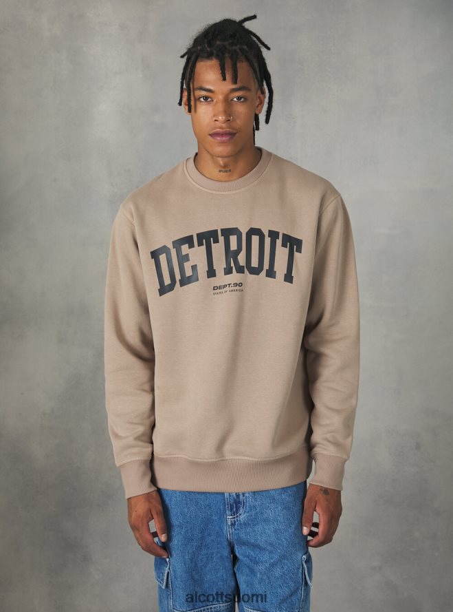 vaatetus fi Alcott miehet felpa girocollo con stampa college bo1 bordeaux tumma HL28P01091