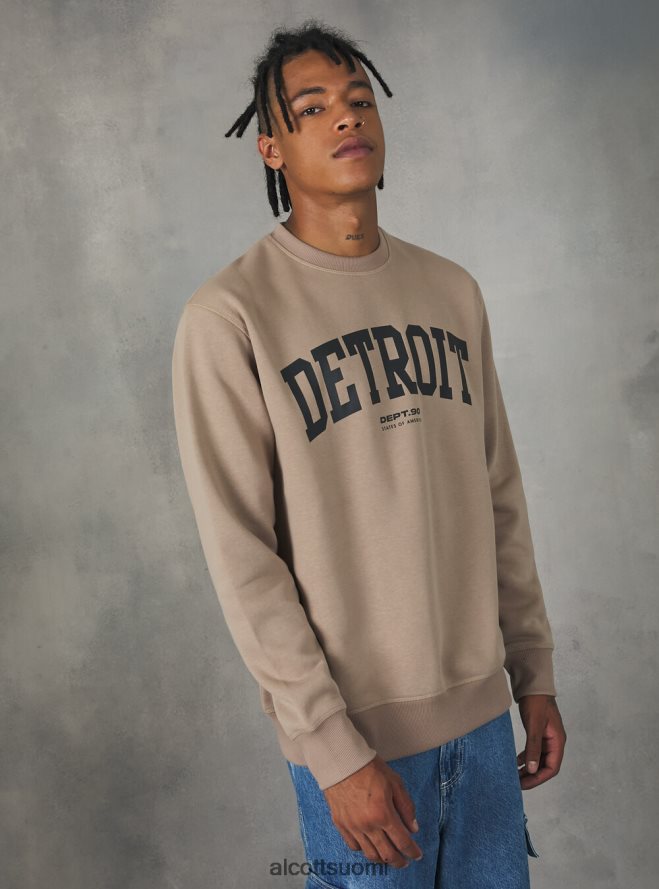 vaatetus fi Alcott miehet felpa girocollo con stampa college bo1 bordeaux tumma HL28P01091