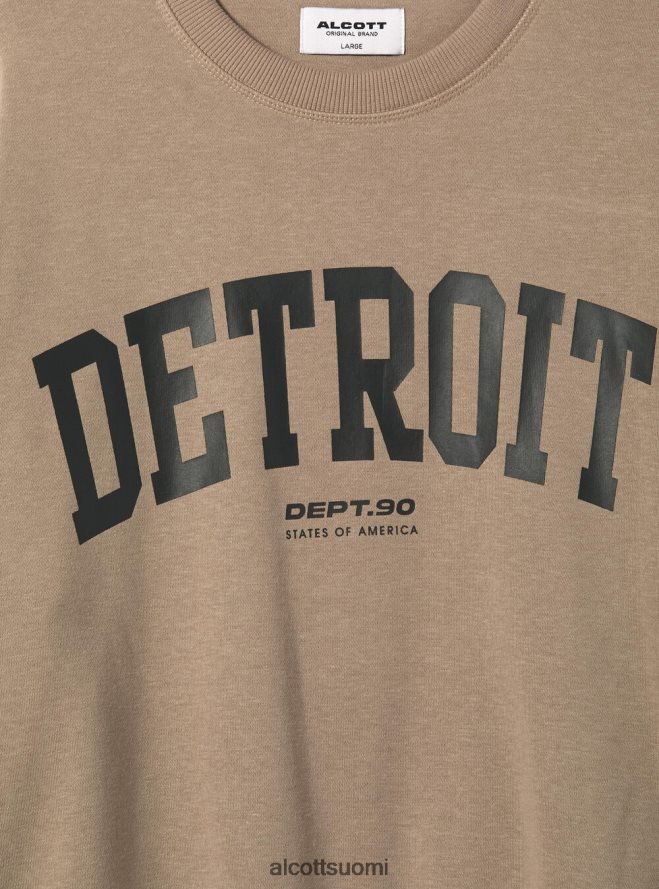 vaatetus fi Alcott miehet felpa girocollo con stampa college bo1 bordeaux tumma HL28P01091