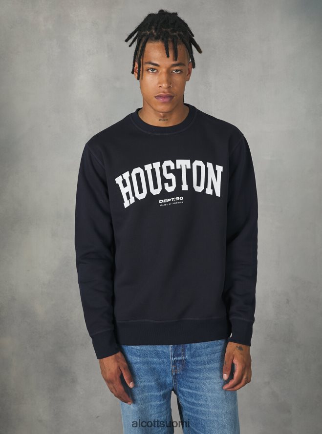 vaatetus fi Alcott miehet felpa girocollo con stampa college bo1 bordeaux tumma HL28P01113