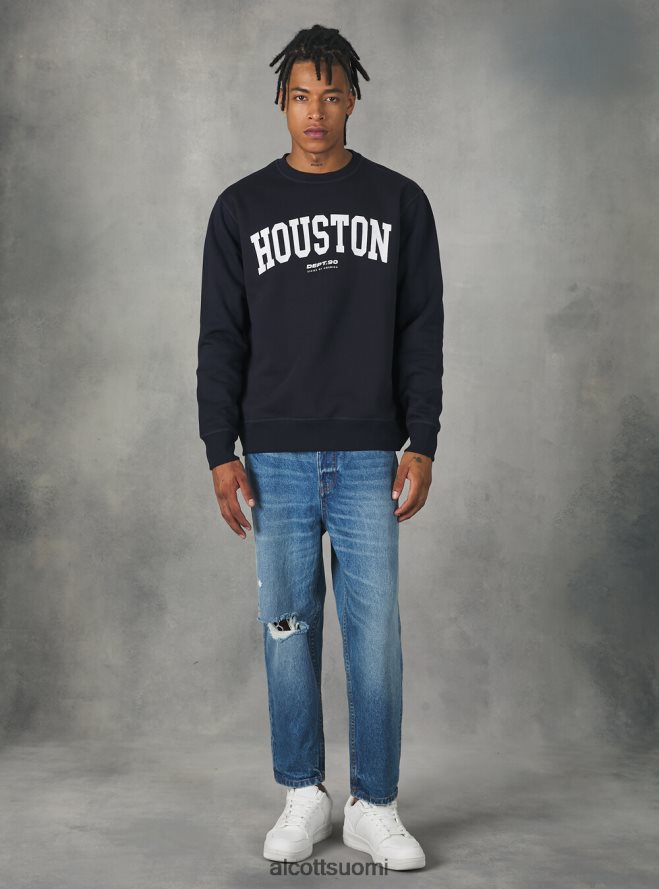 vaatetus fi Alcott miehet felpa girocollo con stampa college bo1 bordeaux tumma HL28P01113