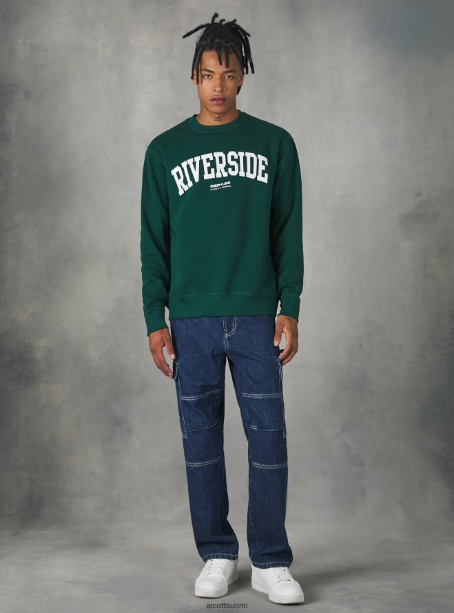 vaatetus fi Alcott miehet felpa girocollo con stampa college bo1 bordeaux tumma HL28P01196