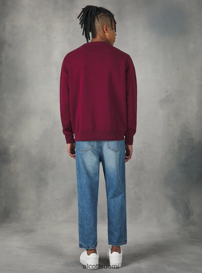 vaatetus fi Alcott miehet pyöreäpäällinen collegepaita wh2 valkoinen HL28P01008