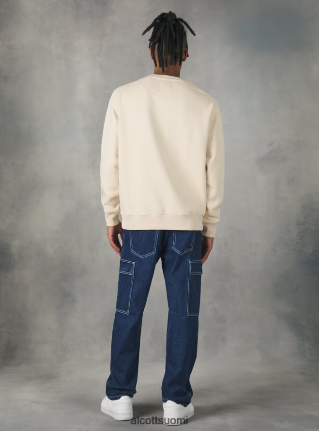 vaatetus fi Alcott miehet pyöreäpäällinen collegepaita wh2 valkoinen HL28P0822