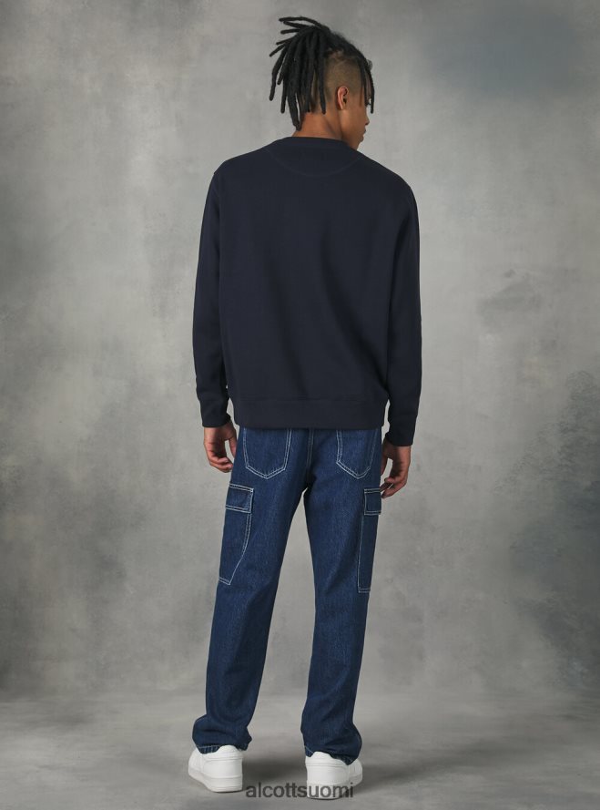 vaatetus fi Alcott miehet pyöreäpäällinen collegepaita wh2 valkoinen HL28P0939