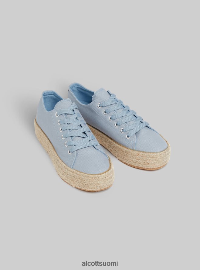 kenkiä fi Alcott naiset lenkkarit raffia-pohjalla wh2 valkoinen HL28P0202