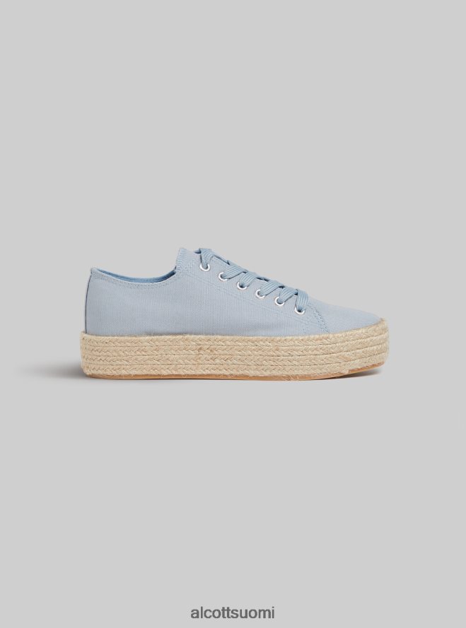 kenkiä fi Alcott naiset lenkkarit raffia-pohjalla wh2 valkoinen HL28P0202