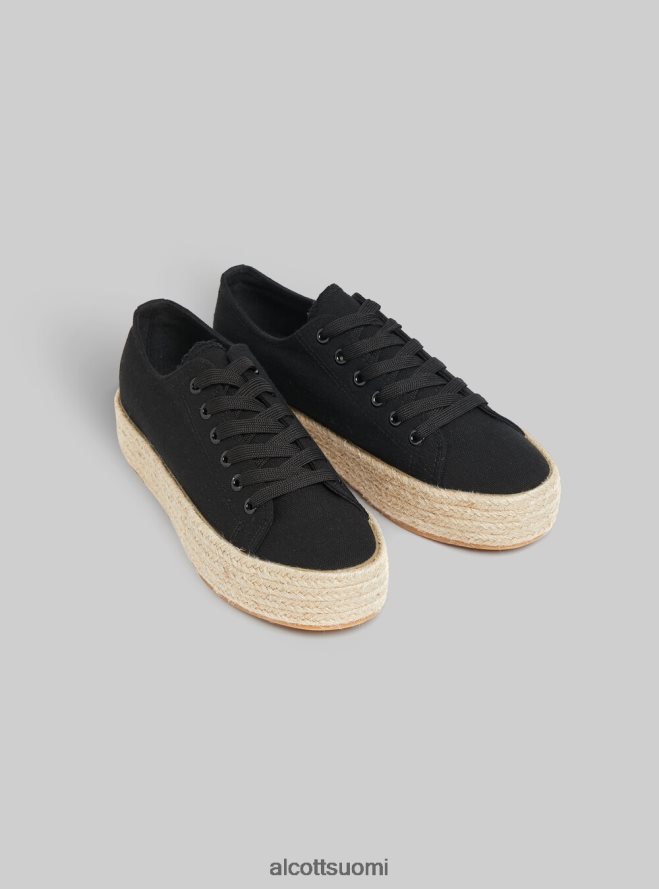 kenkiä fi Alcott naiset lenkkarit raffia-pohjalla wh2 valkoinen HL28P0305