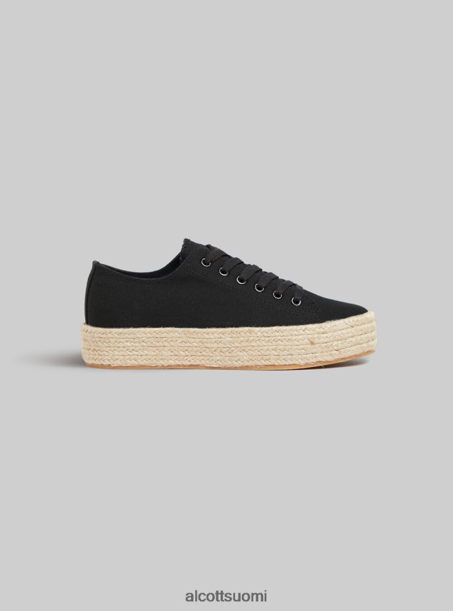kenkiä fi Alcott naiset lenkkarit raffia-pohjalla wh2 valkoinen HL28P0305