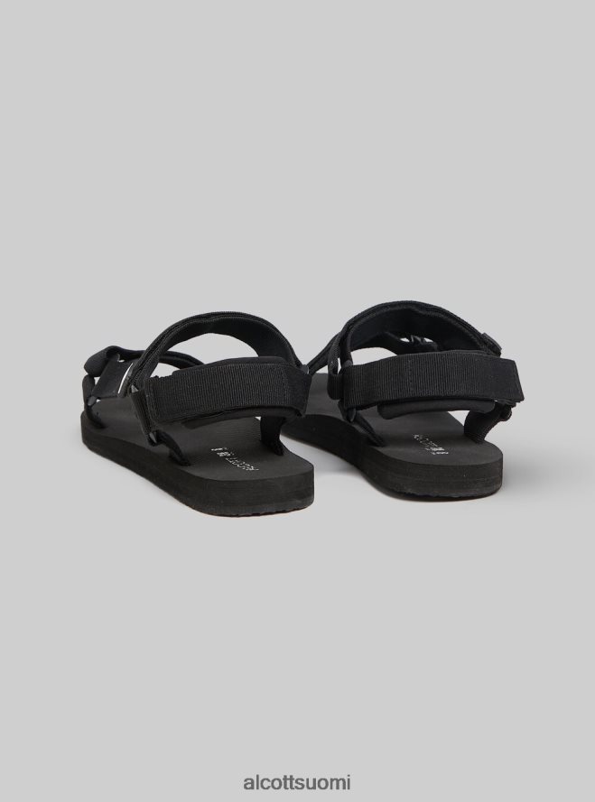 kenkiä fi Alcott naiset sandali gomma con chiusura a strappo bk1 musta HL28P0236