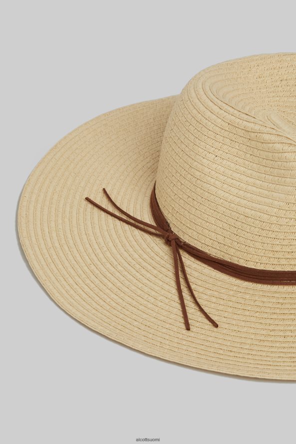 Lisätarvikkeet fi Alcott naiset cappello effetto rafia con fiocco ga3 aqua vihreä valo HL28P0426