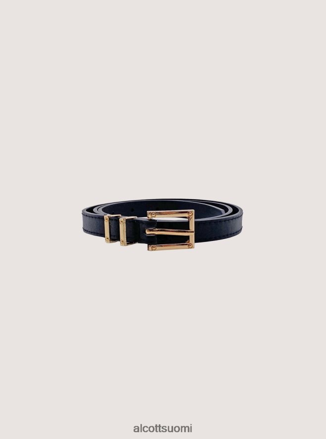 Lisätarvikkeet fi Alcott naiset cintura sottile effetto pelle musta HL28P0578