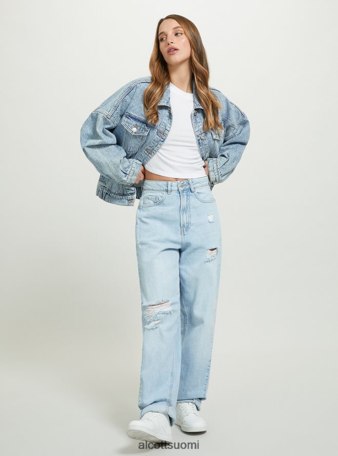 vaatetus fi Alcott naiset baggy fit farkut d003 keskisininen HL28P075