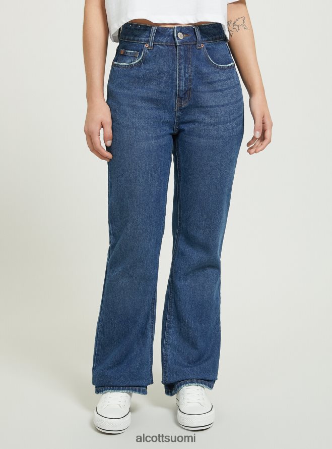 vaatetus fi Alcott naiset bootcut farkut d006 taivaansininen HL28P0358