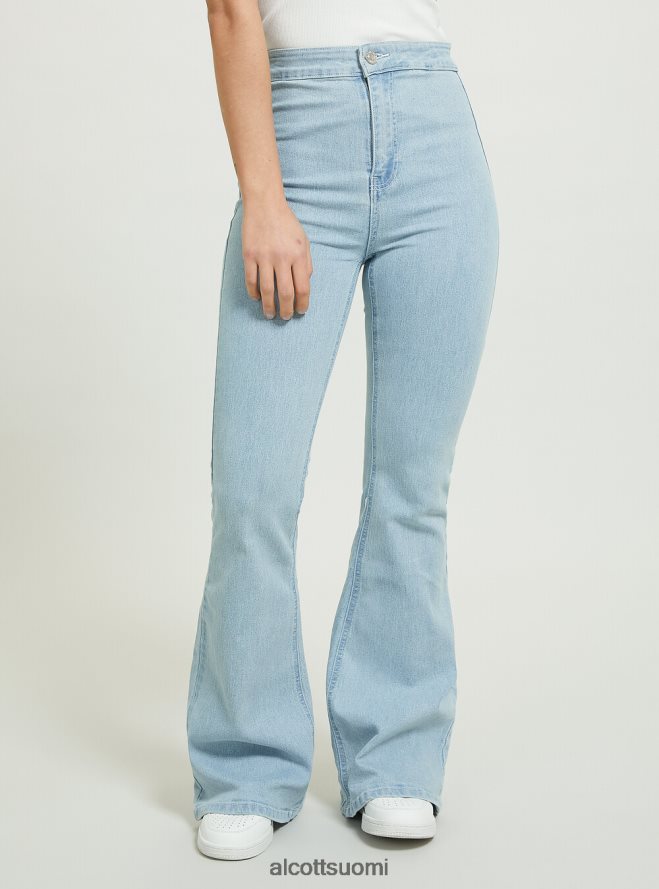 vaatetus fi Alcott naiset jeggings leimahtaa korkea vyötärö d002 keskitummansininen HL28P0338