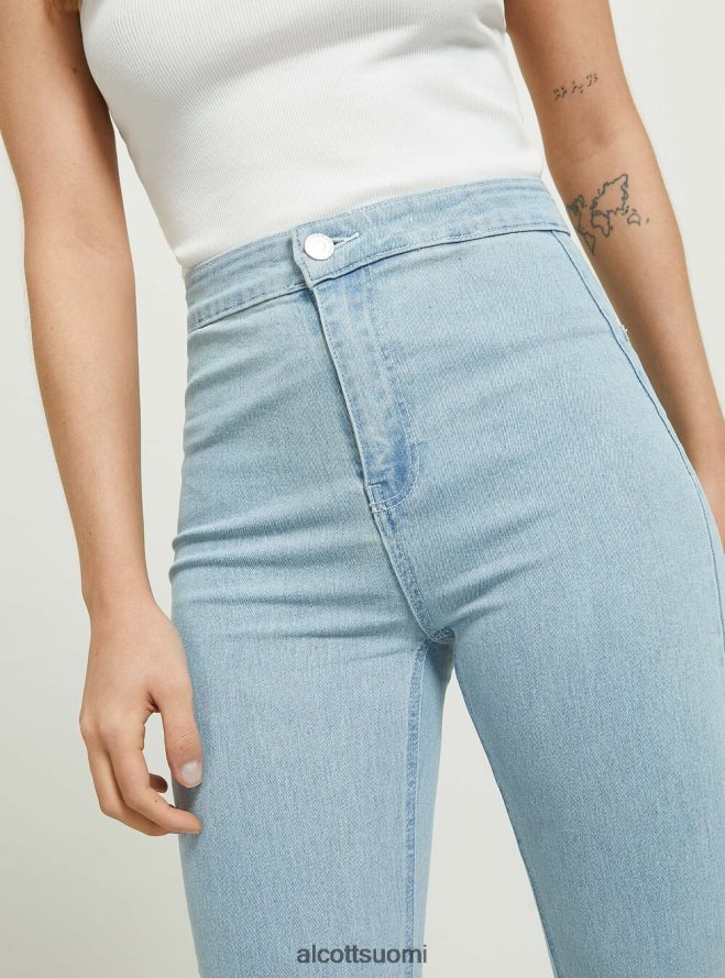 vaatetus fi Alcott naiset jeggings leimahtaa korkea vyötärö d002 keskitummansininen HL28P0338