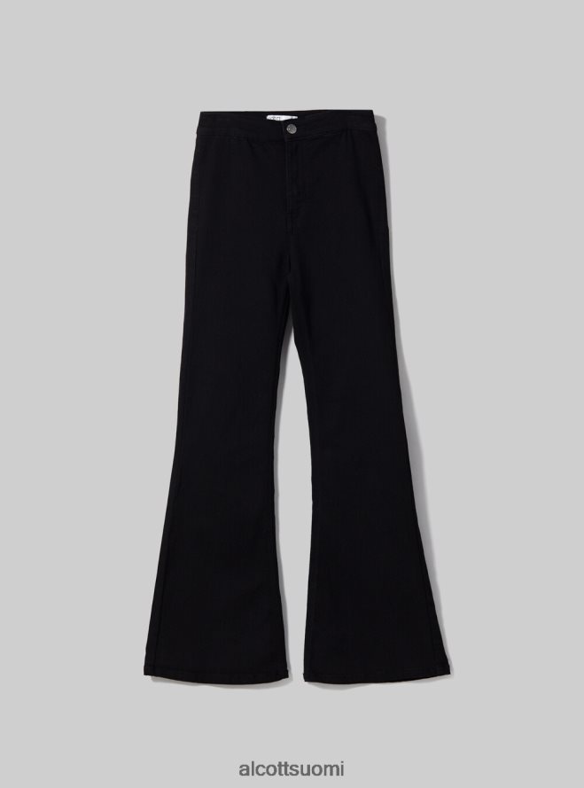 vaatetus fi Alcott naiset jeggings leimahtaa korkea vyötärö d002 keskitummansininen HL28P064