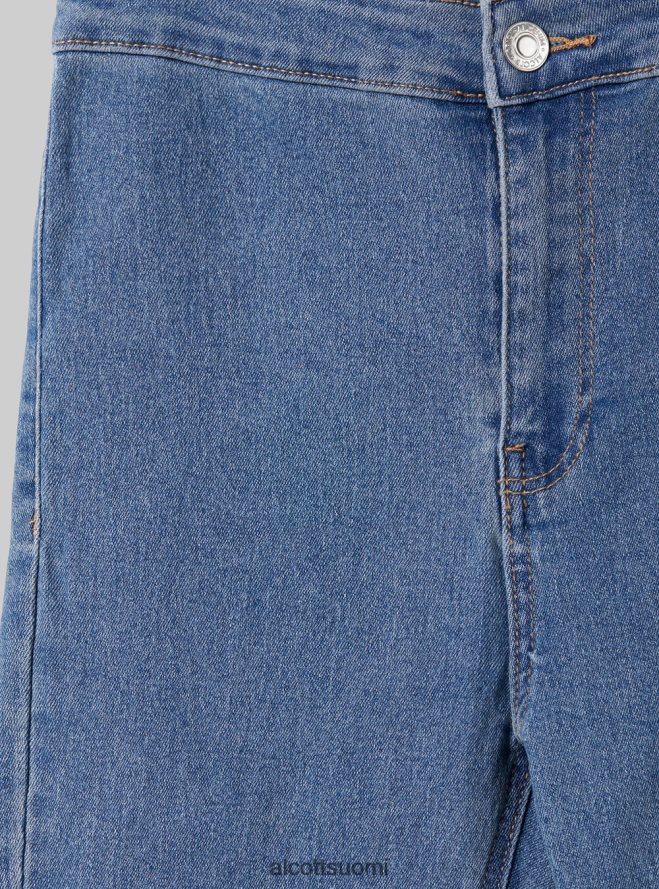 vaatetus fi Alcott naiset jeggings leimahtaa korkea vyötärö d002 keskitummansininen HL28P089