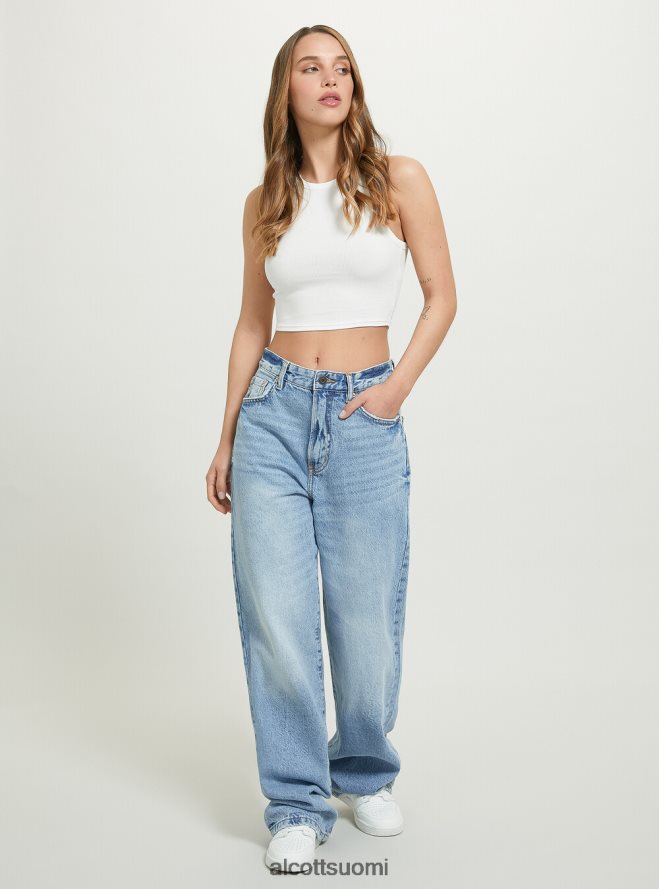 vaatetus fi Alcott naiset löysät farkut d006 taivaansininen HL28P042