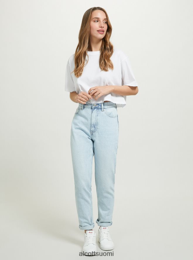 vaatetus fi Alcott naiset mom fit farkut d006 taivaansininen HL28P0513