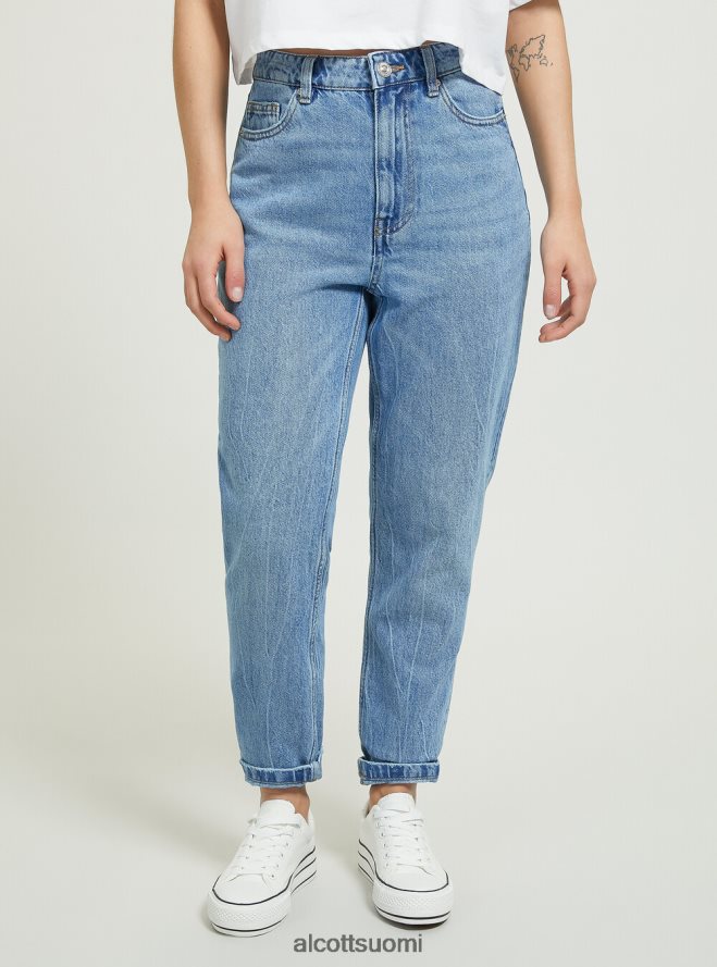 vaatetus fi Alcott naiset mom fit farkut d006 taivaansininen HL28P054