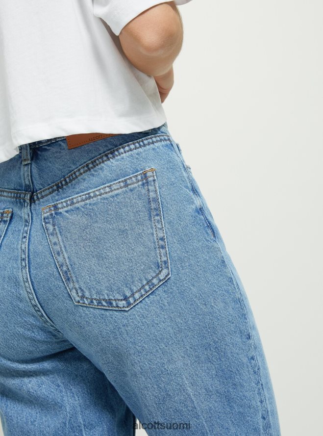 vaatetus fi Alcott naiset mom fit farkut d006 taivaansininen HL28P054