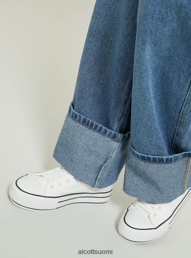 vaatetus fi Alcott naiset tavalliset farkut, joissa on laskos d005 vaaleansininen HL28P0109