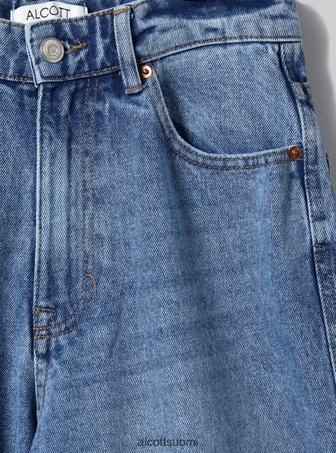 vaatetus fi Alcott naiset tavalliset farkut, joissa on laskos d005 vaaleansininen HL28P050