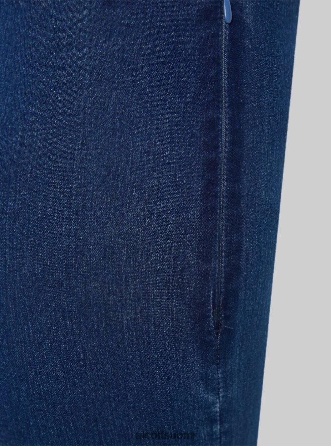 vaatetus fi Alcott naiset stretch denim pitkä yksiosainen haalari d003 keskisininen HL28P0340