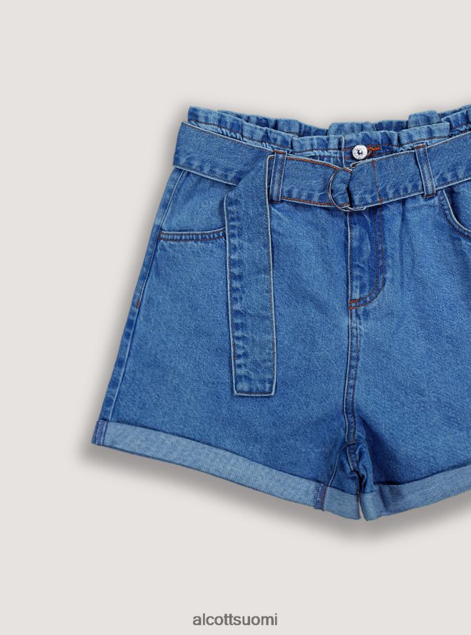 vaatetus fi Alcott naiset farkkushortsit hihnalla d007 vaaleansininen HL28P0399