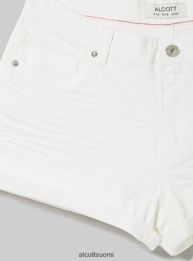 vaatetus fi Alcott naiset joustavat twill-shortsit käänteisillä bk1 musta HL28P0123