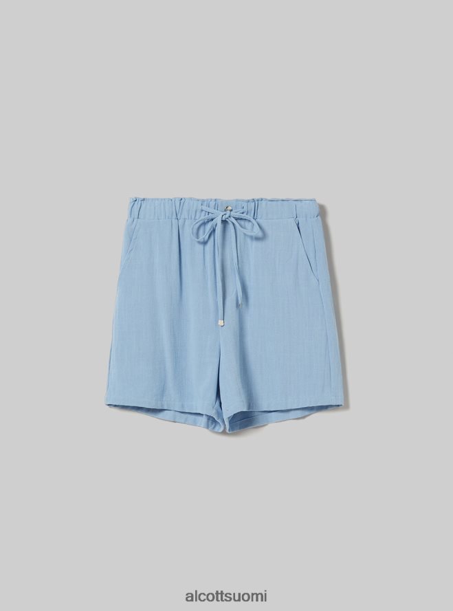 vaatetus fi Alcott naiset pellavasekoite shortsit bg3 beige valo HL28P022