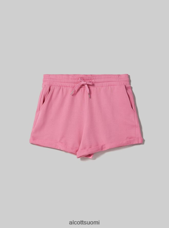 vaatetus fi Alcott naiset puuvillashortsit, joissa roll up ja kiristysnyöri bk1 musta HL28P0137